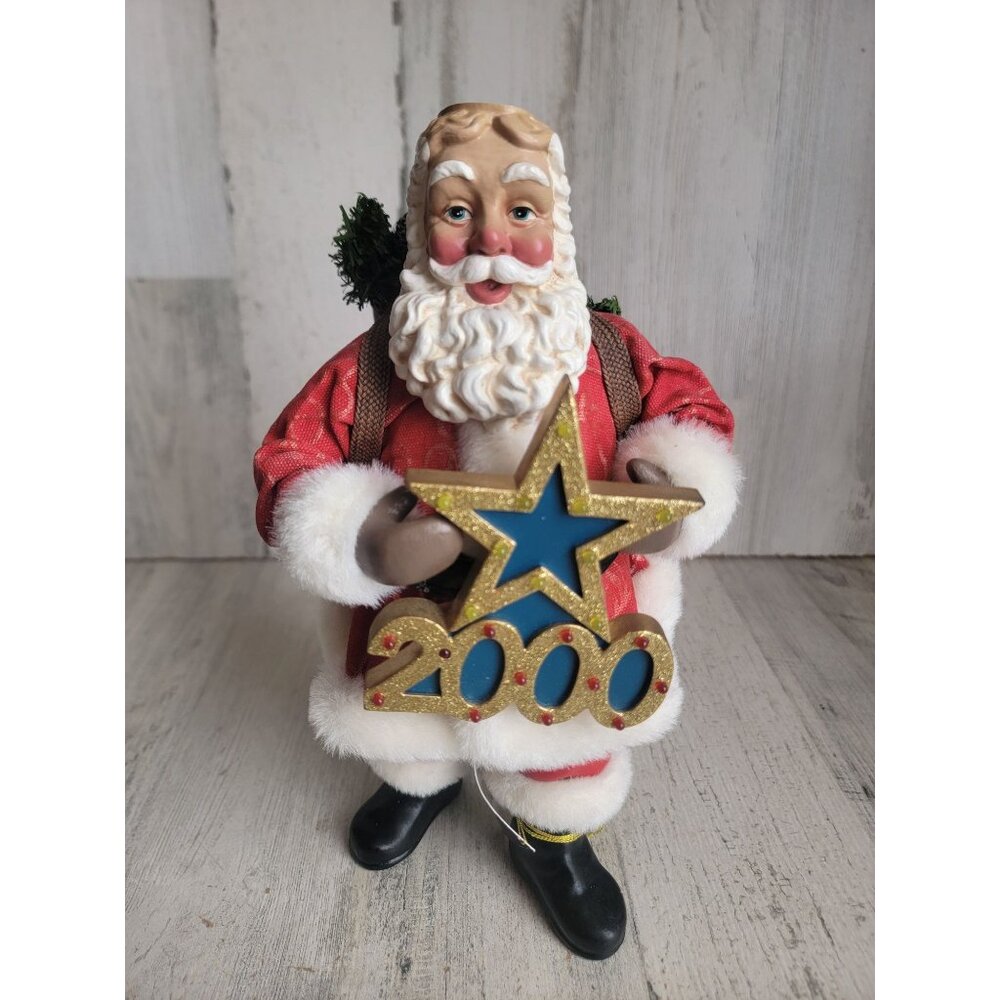 Clothtique‎ AS IS greeting the millennium xmas figure possible dreams